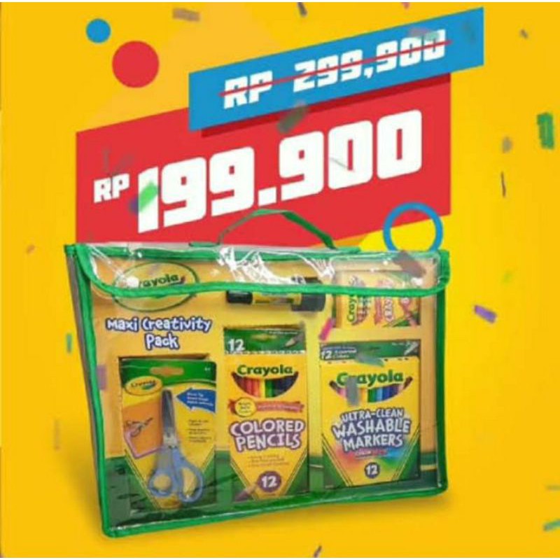 Crayola Maxi Creativity Pack | Shopee Malaysia