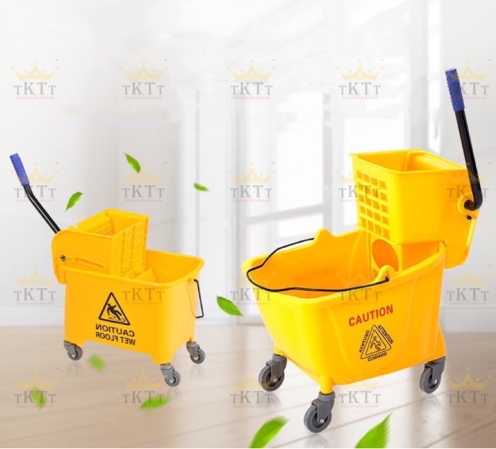 TKTT ™️ Mop Cart Replacement Spare Parts Mop Cart Wringer Castors ...