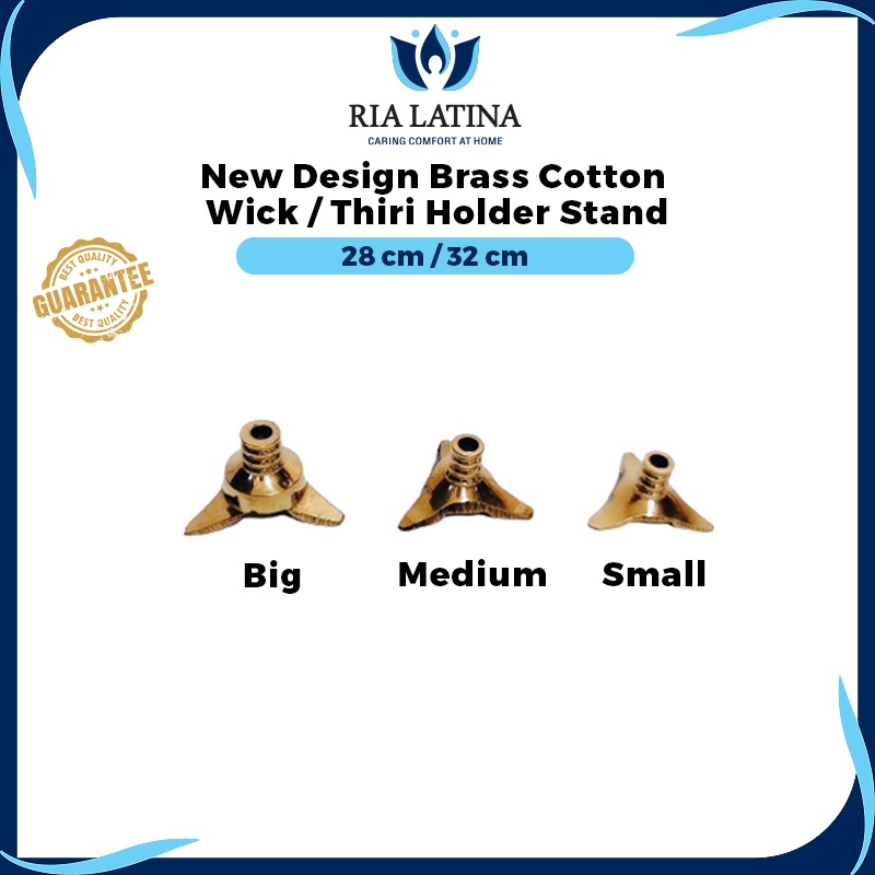 New Design Brass Cotton Wick/Thiri Holder Stand | Shopee Malaysia