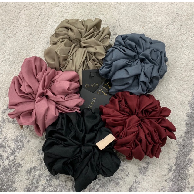 (READY STOCK)Fluffy Scrunchie (getah rambut sanggul) | Shopee Malaysia