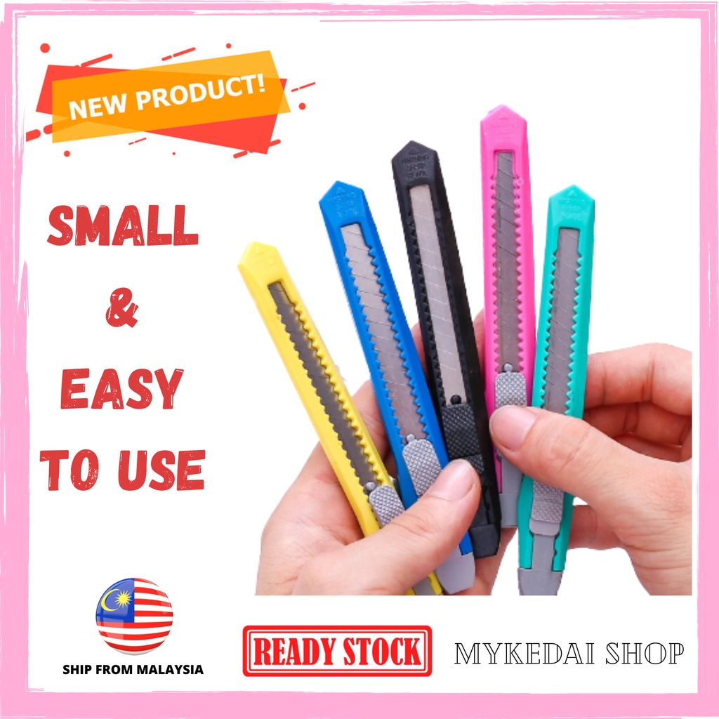 Pisau Kecik / Pisau Murah / School Knife / Small Paper Cutter / Mini Knife / MultiPurpose