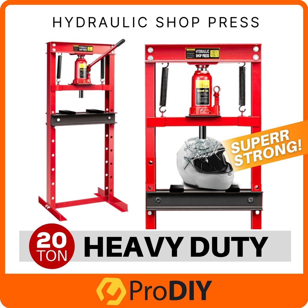 20 TON Heavy Duty Hydraulic Shop Press Machine Car Repair Bearing ...