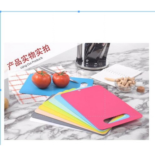 1pc Black Color Chopping Board Cutting Boards Kitchen Plastic Vegetable  Fruits