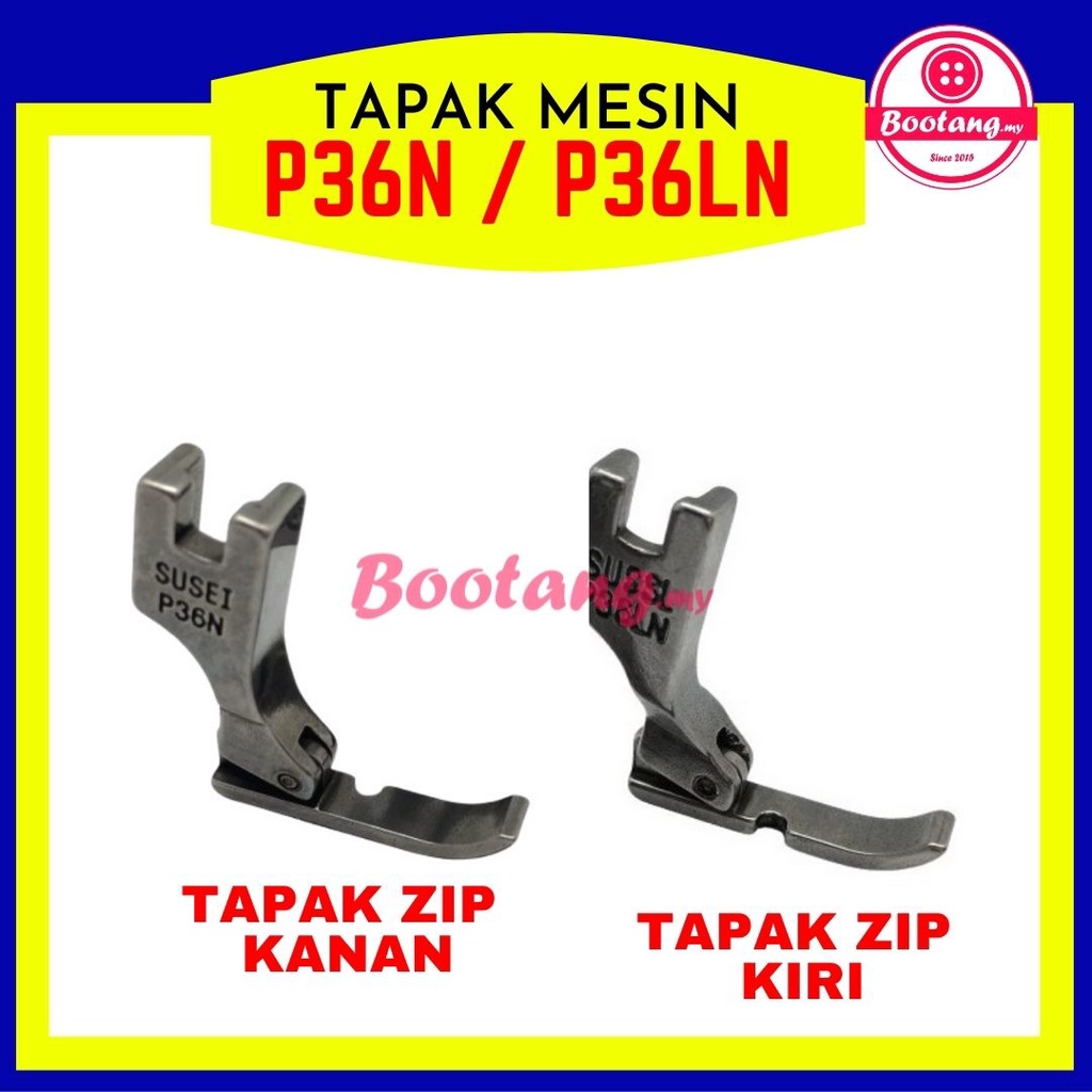 P36n / P36ln Tapak Zip Kiri Mesin Jahit Lurus Industri/ Industrial ...
