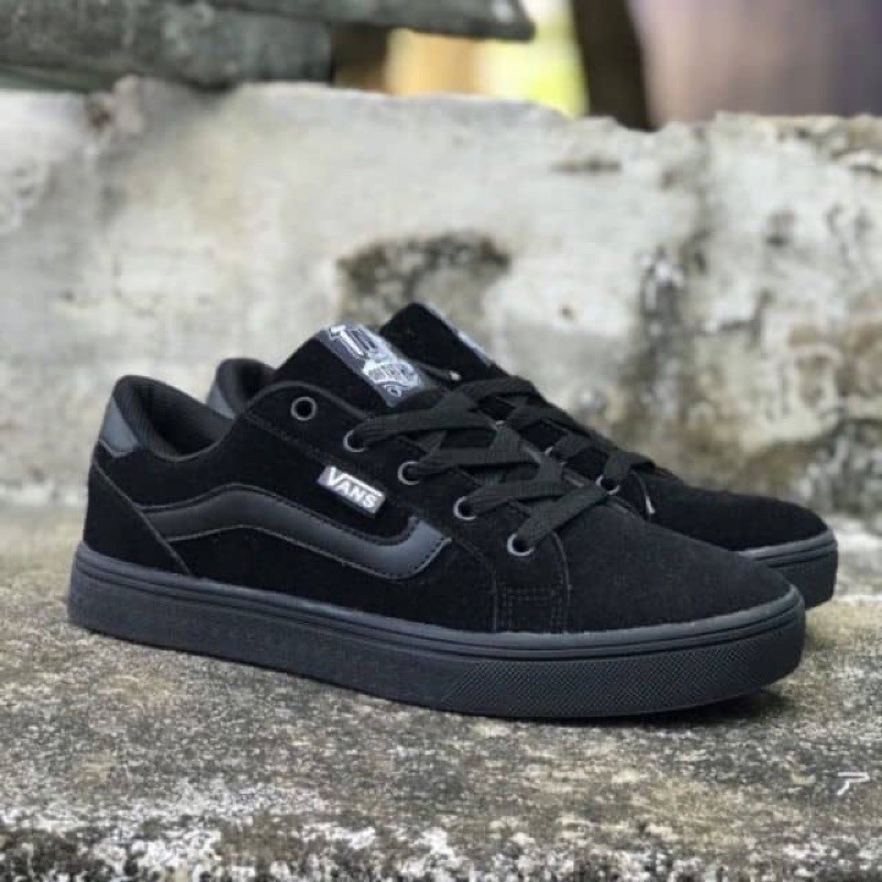 Kasut vans all on sale black