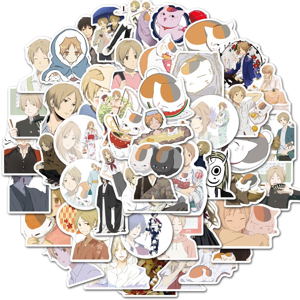 50pcs natsume yuujinchou series stickers Graffiti waterproof