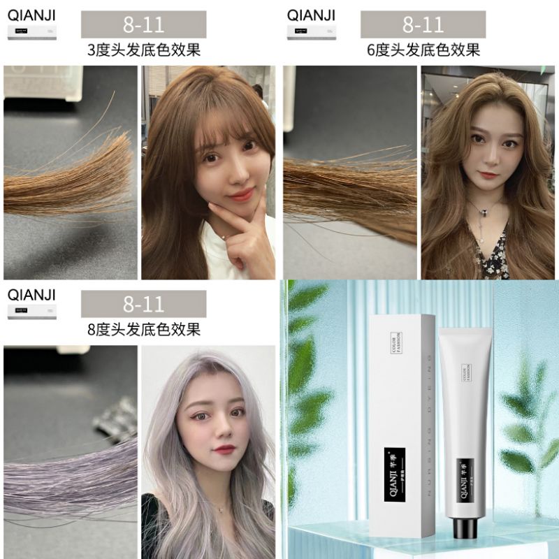 QIANJI (SHINAIZI/PURESTYLE/MOGE) PROFESSIONAL JAPANESE HAIR COLOR (KRIM