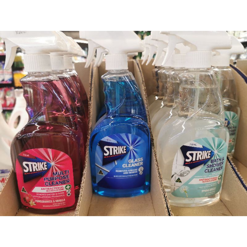 (Must Try!)Strike Pomegranate & Vanilla Multi Purpose Cleaner Antibacterial Spray 750ml Shopee