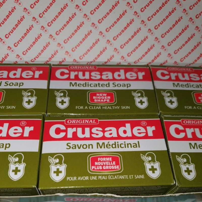 Crusader Medicated Soap For skin infections / Rashes / Enzema 80g