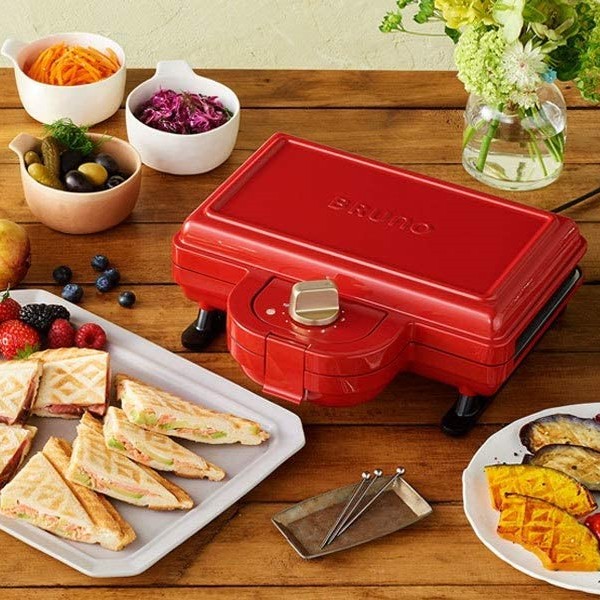 Bruno Snoopy Sandwich Breakfast Maker Plus Waffle Maker Japan Original 3-IN-1 Toaster Bread Maker Ti