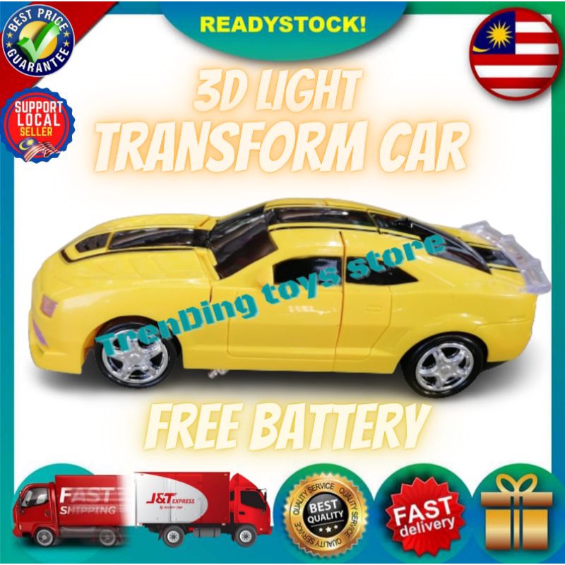 3D Light Transform Car Bumblebee Bump&Go (READY STOCK) | Shopee Malaysia