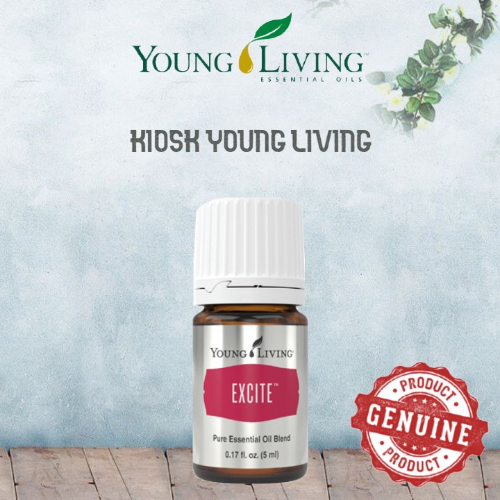 Young Living YL Excite 5ml Essential Oil (For Oil level around 5070