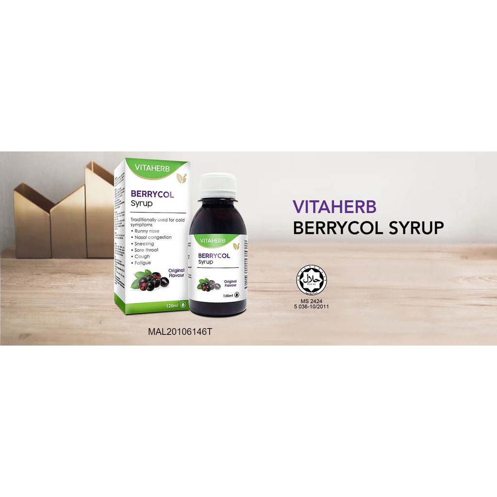 VITAHERB BERRYCOL SYRUP 120ML | Shopee Malaysia