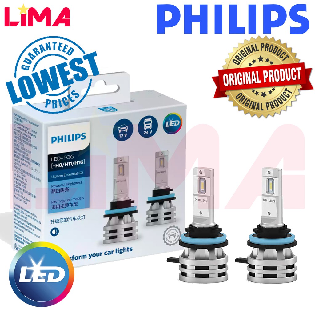PHILIPS ULTINON ESSENTIAL GEN2 NEW LED UPGRADE BULB HEAD LAMP HEADLIGHT