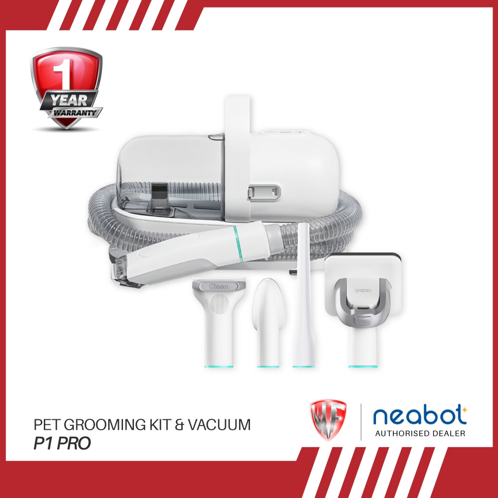 Neabot Pet Grooming Kit & Vacuum P1 Pro White Colour for Cats