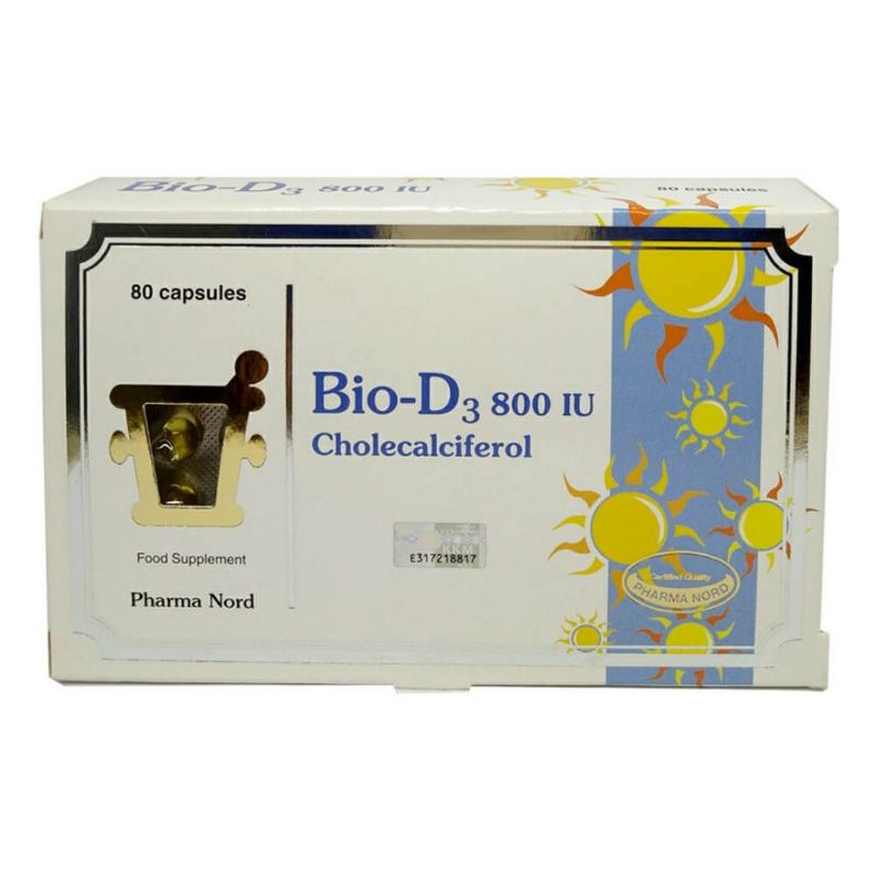 Vitamin D3 Pharma Nord Bio D3 800iu Cholecalciferol 40's / 80's ...