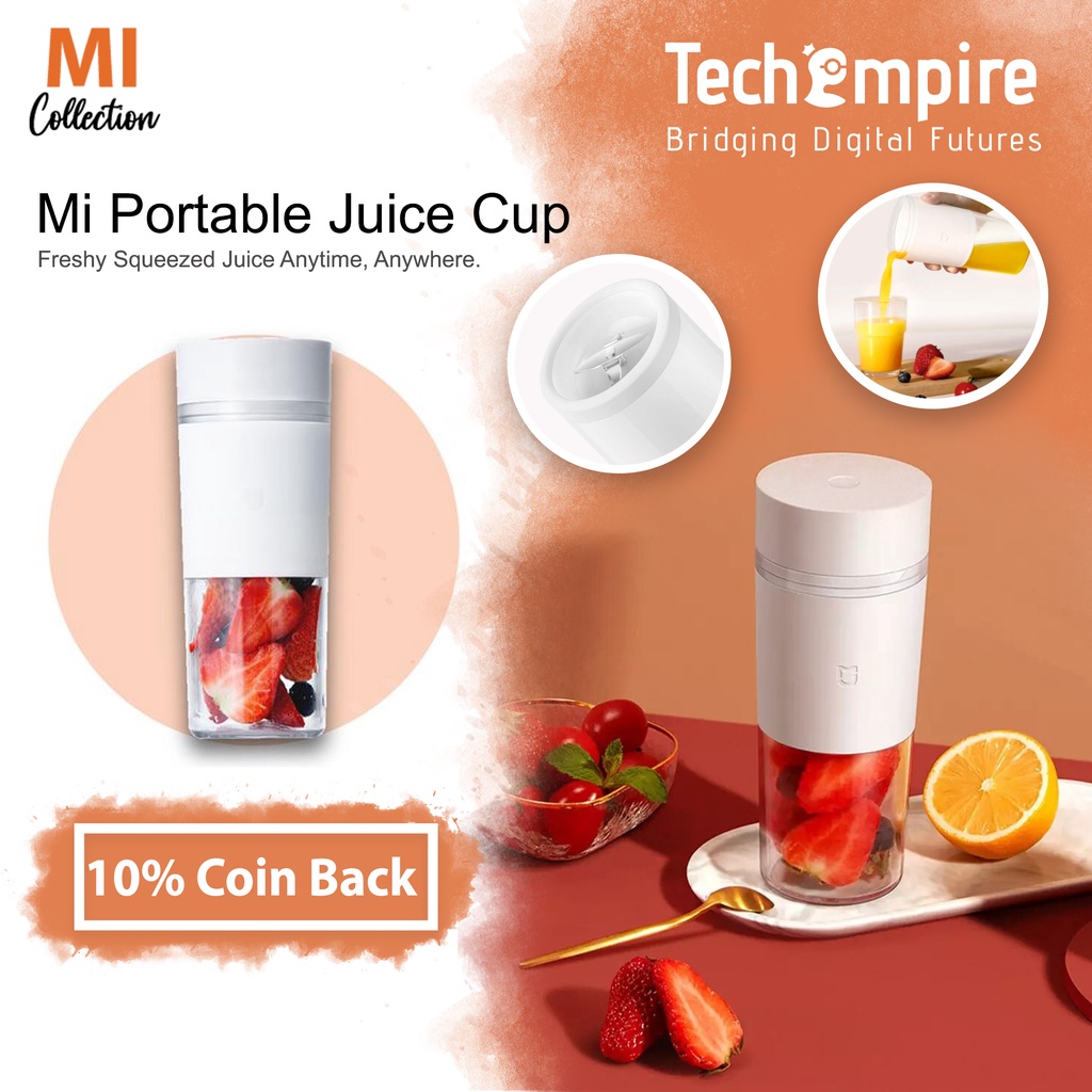 Mi 300ML Rechargeable Portable Juicer Cup MJZZB01PL Fruit Juicing Cup