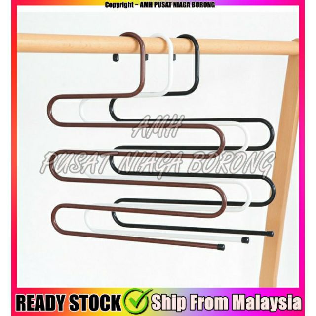READY STOCK 🔥 Penyangkut Tudung Scarf Hanger S Shape Space Saving ...