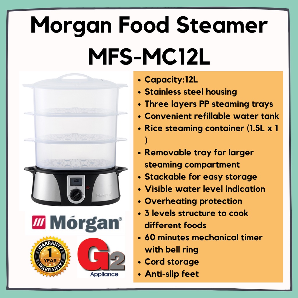 Food Steamer MFSMC12L MALAYSIA WARRANTY Shopee Malaysia