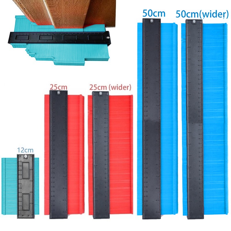 【Choose Size】 12 / 14 / 25 / 50 cm Contour Gauge Profile Gauge Laminate ...