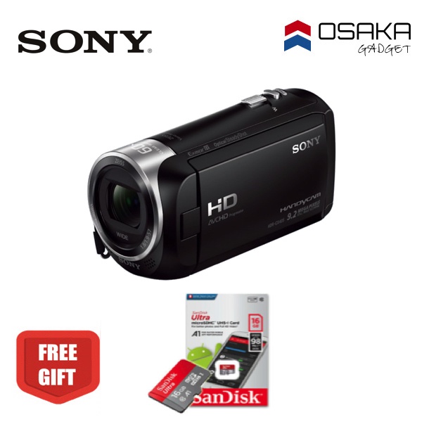 Sony HDR-CX405 9.2MP Full HD Handycam | Shopee Malaysia