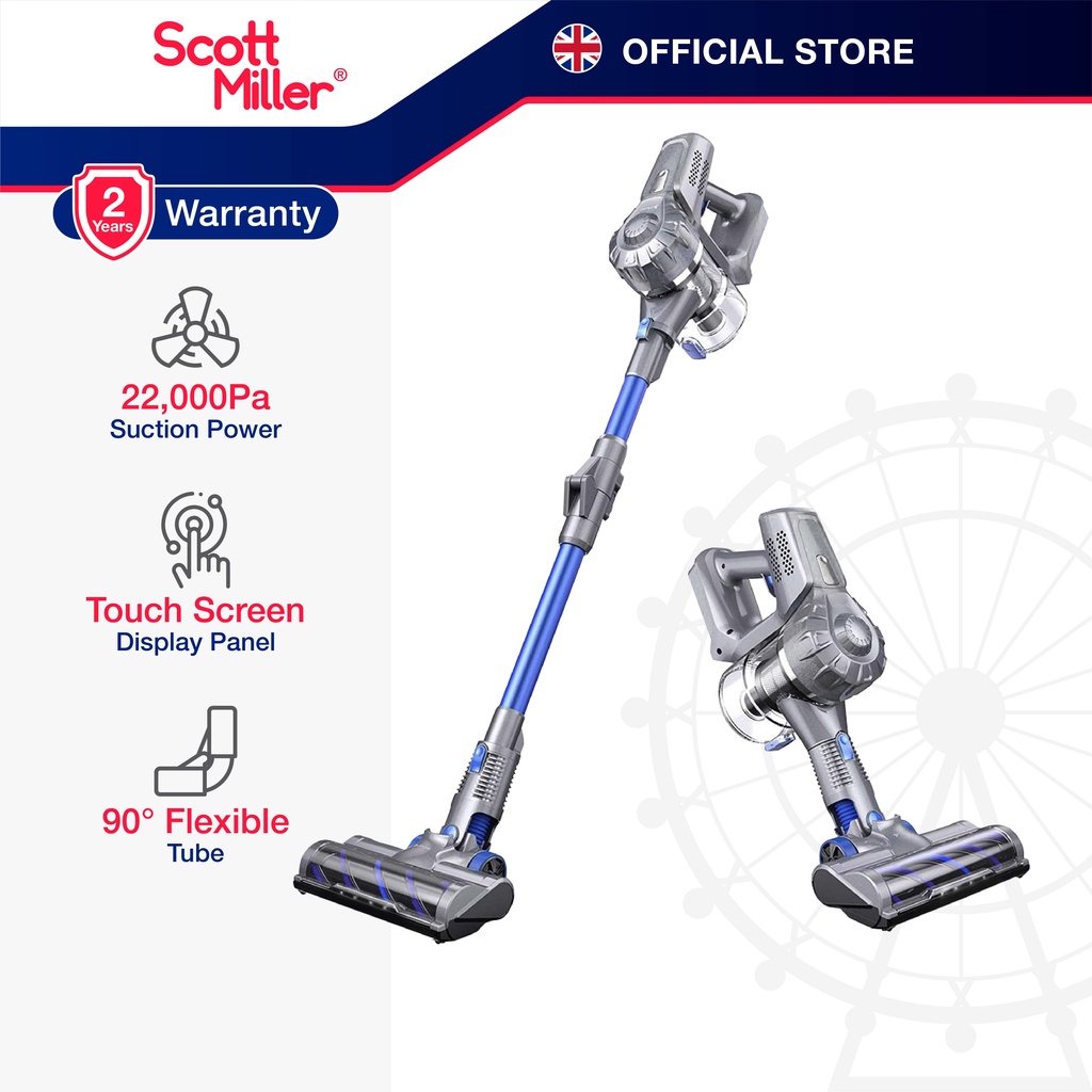 Scott Miller Cordless Vacuum Cleaner SMV7000 Flexi 22000Pa with