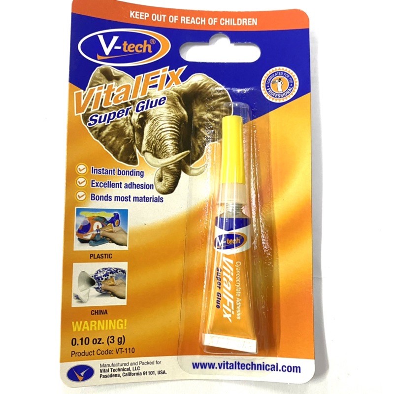 GAM GAJAH V-Tech VitalFix Super glue 3g