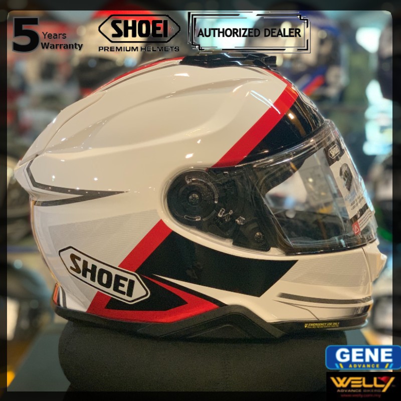 SHOEI GT Air Affair TC White Black Red Top Performance Full