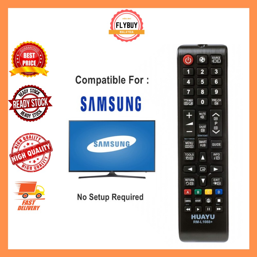 🔥quality🔥 Samsung Tv Lcd Led 3d Remote Control Replacement Rm-l1088 