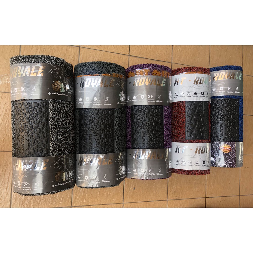 HT Hong Tai Magic Velcro Back DIY Universal Anti Slip Car Carpet Coil