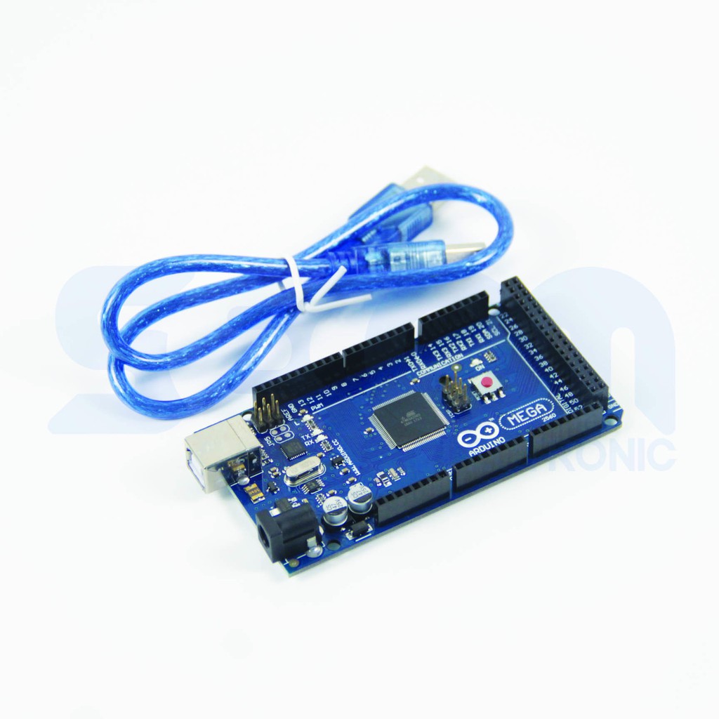 Arduino Mega Compatible 2560 R3 Compatible + USB Cable | Shopee Malaysia