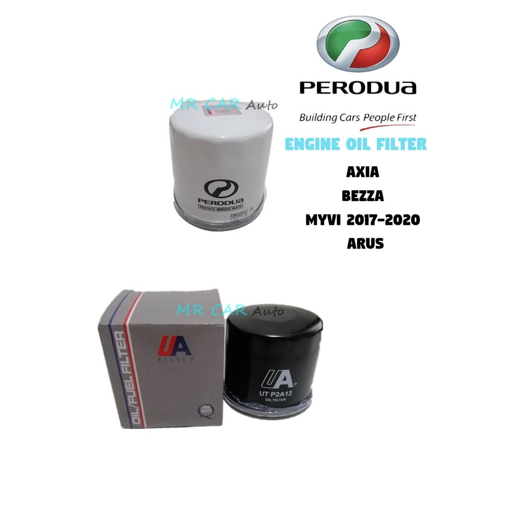 PERODUA AXIA BEZZA MYVI 2017-2020 ARUS ENGINE OIL FILTER/PENAPIS MINYAK ...