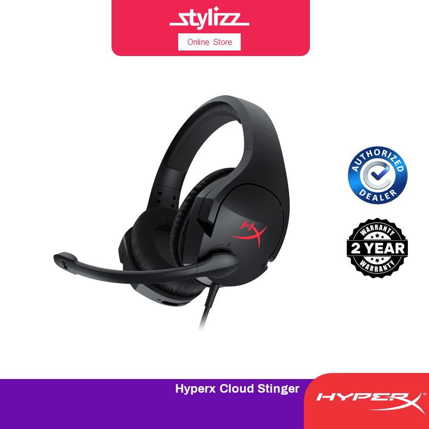 HyperX Cloud Stinger Gaming Headset Noise Cancellation Lightweight ...