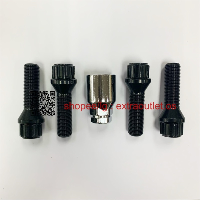 Carbon Steel Mercedes Porsche BMW Audi VW Wheel Locking Bolt Safety