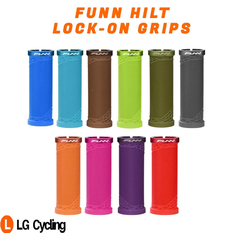 Manopole MTB Funn Hilt - Leggere, Ergonomiche, Con Bloccaggio Rapido, Diametro 22mm - Foto 4