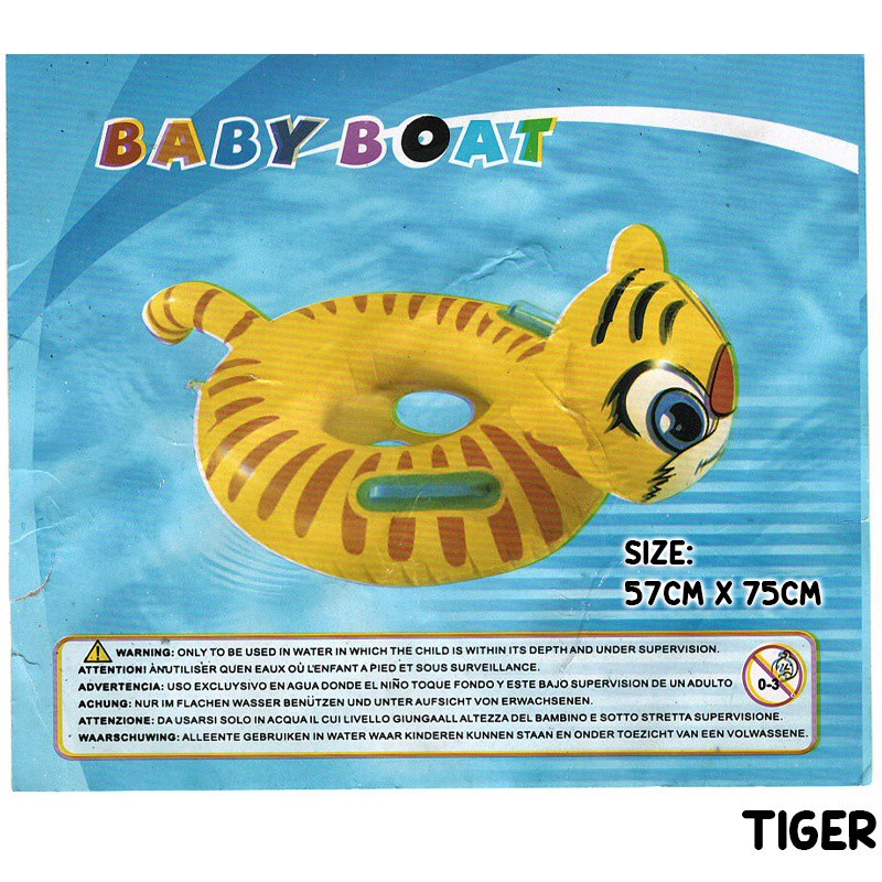 Cute Animals Inflatable Swimming Swim Ring Tube Float Pelampung Budak ...