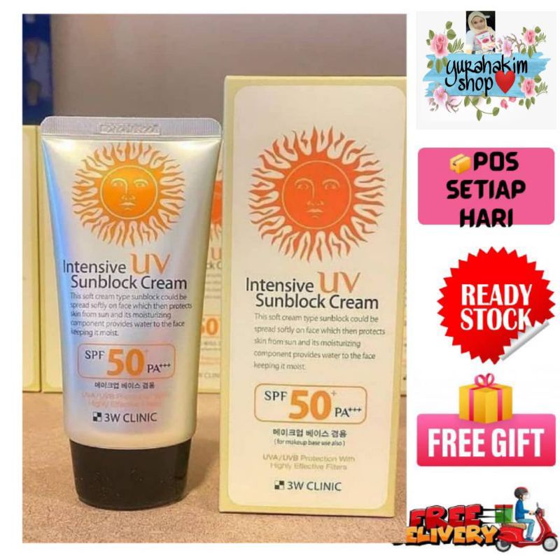 🔥READY STOCK🔥Intensive 3W Sunblock Clinic-Original 🎁 | Shopee Malaysia