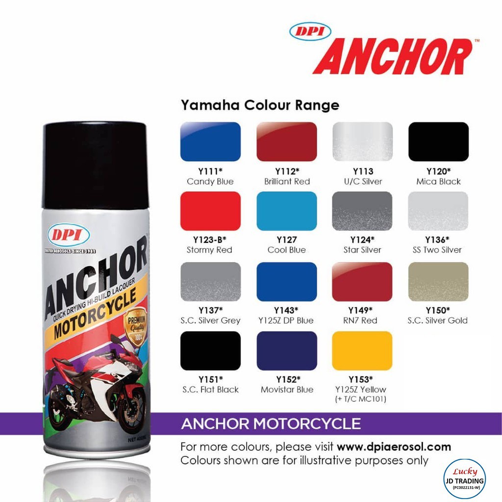 Anchor Yamaha Spray Paint (400mL) Shopee Malaysia