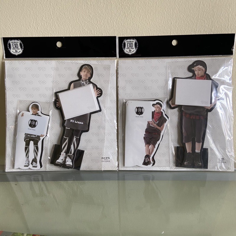 Exo SEHUN BAEKHYUN STICKY NOTE STANDEE XOXO (RARE) | Shopee Malaysia