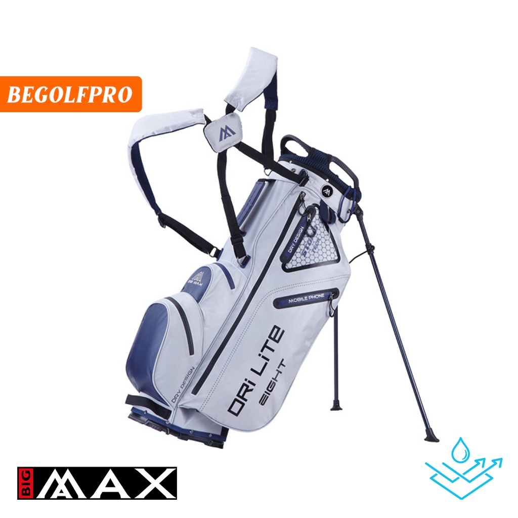 [WaterResistant] Big Max Dri Lite 8 Golf Stand Bag Shopee Malaysia