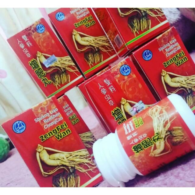 ORIGINAL 💯 Ubat Gemuk Zeng Fei Wan Tambah Berat Badan Shopee Malaysia