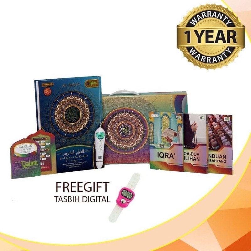 (READY STOCK) 💯 ORIGINAL MYQALAM PAKEJ MY QALAM ALQURAN DIGITAL AL