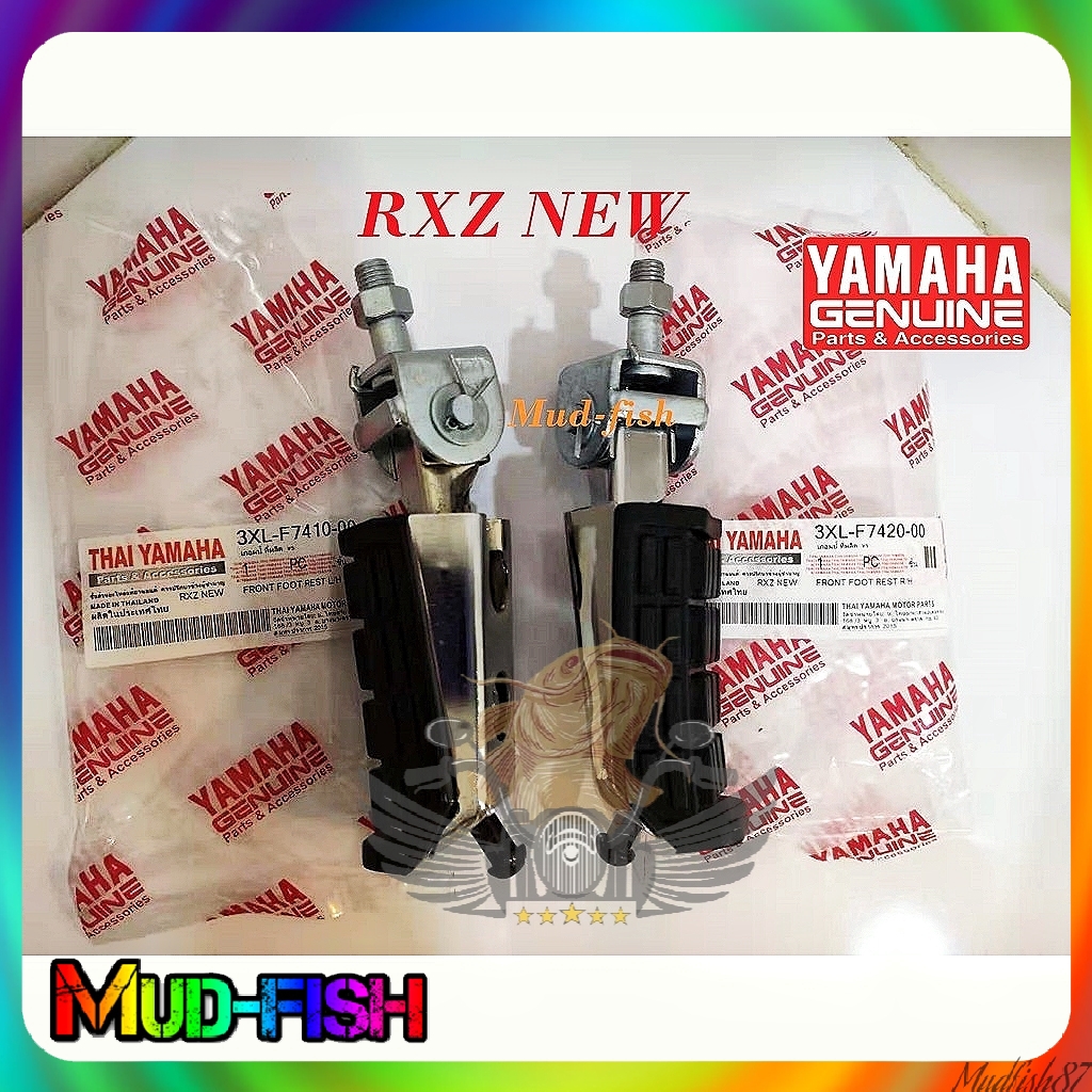 YAMAHA RXZ NEW FRONT FOOTREST Set ORIGINAL THAI | Shopee Malaysia