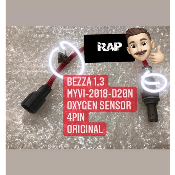 BEZZA 1.3 / MYVI 2017YR OXYGEN SENSOR 4PIN (DENSO)(RED)(100%ORIGINAL ...