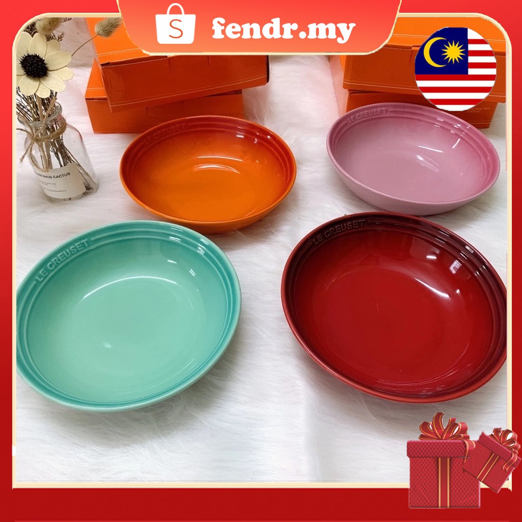 France Le creuset Rice Bowl Large Bowl plate Porcelain 18cm Bowl
