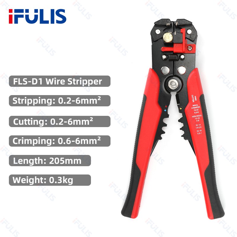 Wire Stripper Cable Cutter Tool Crimper Automatic Heavy Duty Self ...