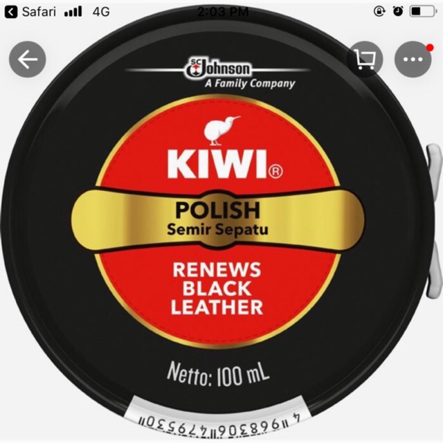 Johnson kiwi 2024 shoe polish