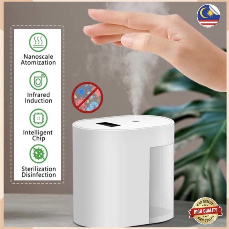 Safe Alcohol Spray Dispenser Automatic Touchless Hand Cleaner Sterilize ...