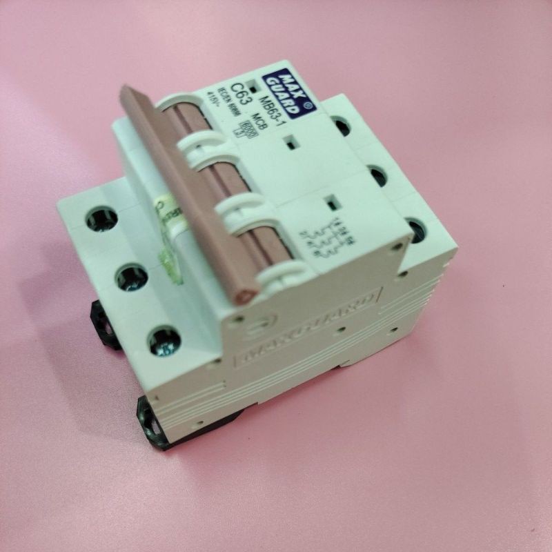 Maxguard Mcb 2pole 3pole 16a 20a 32a 63a 6ka Miniature Circuit Breakers