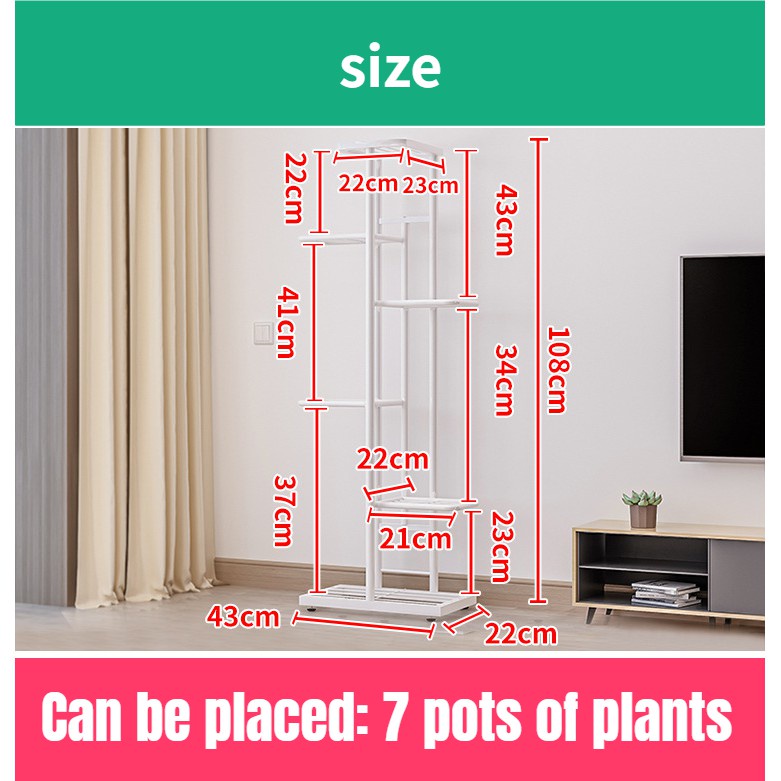 Ready Stock Malaysia Rak Pasu Bunga Bertingkat Besi Iron Flower Pot ...